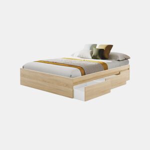 Cama Four Carvalho canadiano 196 x 37 x 156 cm