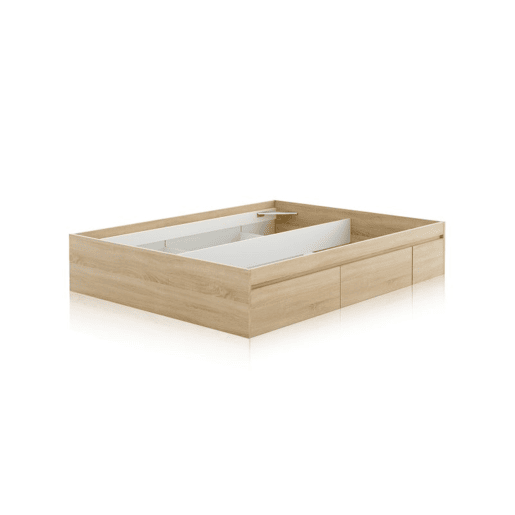 Cama Four Carvalho canadiano 196 x 37 x 156 cm