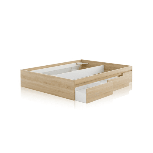 Cama Four Carvalho canadiano 196 x 37 x 156 cm
