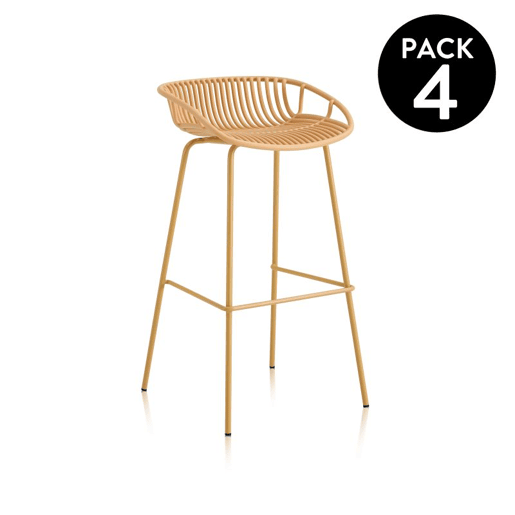 Taburete alto Ari Areia 47 x 88 x 44 cm