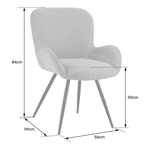 Silla de chenilla gris EVA Silla de chenilla gris EVA