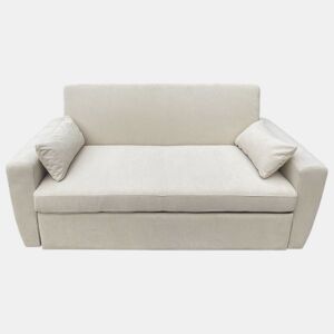 Sofá cama de pana beige 2 plazas MATT