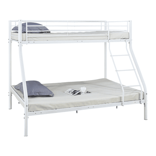 Beliche metálico Leo Molas box incluídas - 90140 x 190 cm - Branco