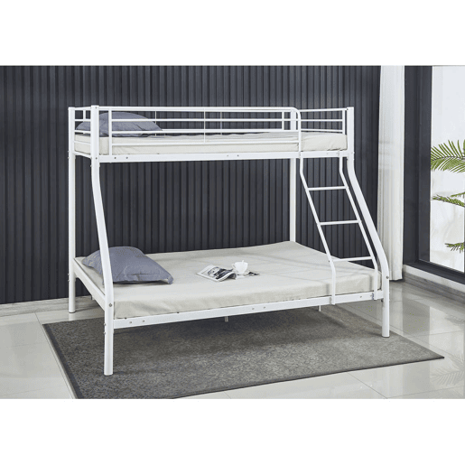 Beliche metálico Leo Molas box incluídas - 90140 x 190 cm - Branco