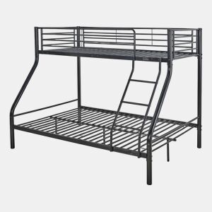 Beliche metálico Leo Molas box incluídas - 90140 x 190 cm - Preto
