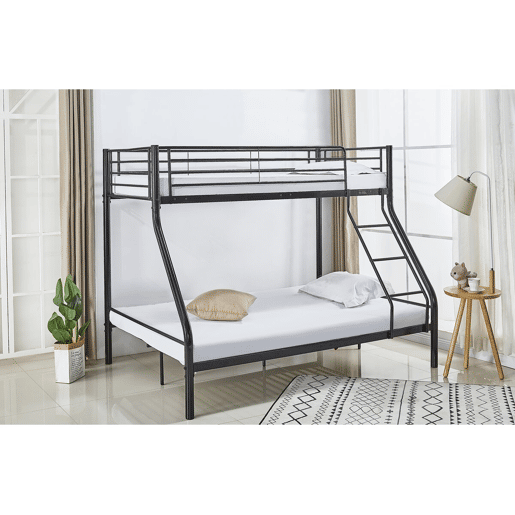 Beliche metálico Leo Molas box incluídas - 90140 x 190 cm - Preto