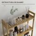Estantería sobre Inodoro Bambú kleankin, hogar - baño Estantería sobre Inodoro Bambú kleankin, hogar - baño Marrón