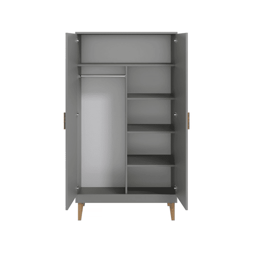 Roupeiro 2 portas Kocot Kids Kubi Cinzento Roupeiro 2 portas Kocot Kids Kubi Cinzento
