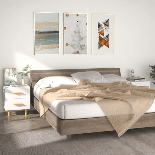 vidaXL Mesas de cabeceira 2pcs 40x35x47,5 cm branco vidaXL Mesas de cabeceira 2pcs 40x35x47,5 cm branco