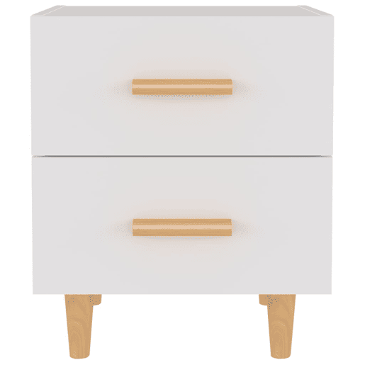 vidaXL Mesas de cabeceira 2pcs 40x35x47,5 cm branco vidaXL Mesas de cabeceira 2pcs 40x35x47,5 cm branco