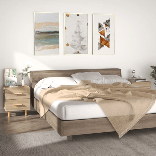 vidaXL Mesas de cabeceira 2 pcs 40x35x47,5 cm cor carvalho sonoma vidaXL Mesas de cabeceira 2 pcs 40x35x47,5 cm cor carvalho sonoma