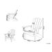Beliani Silla infantil ADIRONDACK Beliani Silla infantil ADIRONDACK Azul Claro