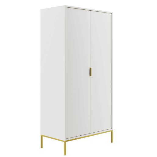Roupeiro 2 portas Seattle Branco Roupeiro 2 portas Seattle Branco