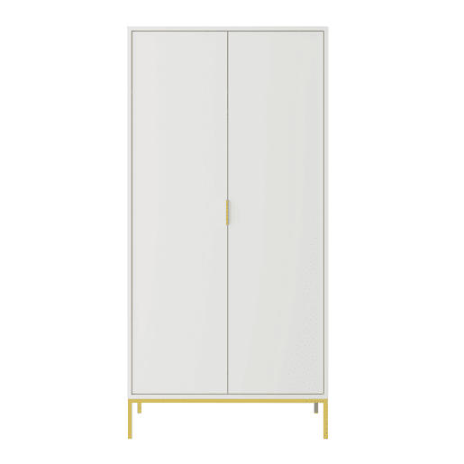 Roupeiro 2 portas Seattle Branco Roupeiro 2 portas Seattle Branco