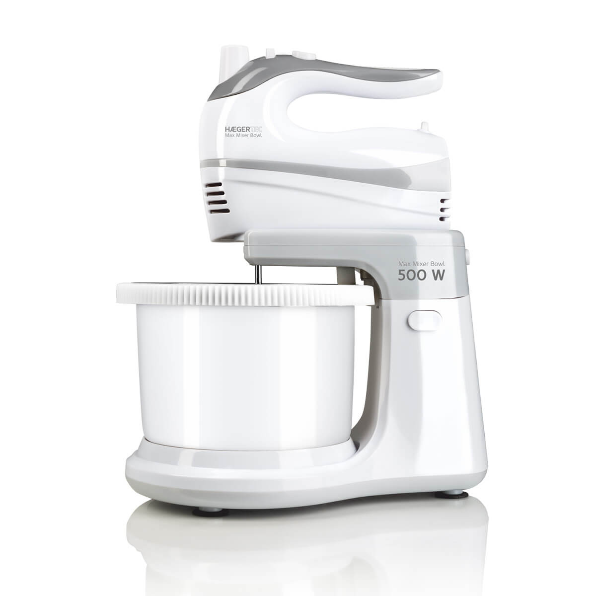 Batidora amasadora com bol haeger max mixer bowl 500w 3l