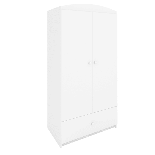 Kocot Kids Babydream Roupeiro de 2 portas e 1 gaveta - Branco