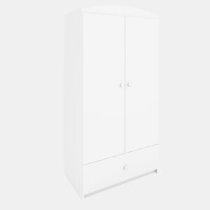 Kocot Kids Babydream Roupeiro de 2 portas e 1 gaveta - Branco