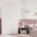 Armario de 2 puertas y 1 cajón Kocot Kids Babydream - Blanco Armario de 2 puertas y 1 cajón Kocot Kids Babydream - Blanco Blanco
