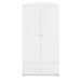 Armario de 2 puertas y 1 cajón Kocot Kids Babydream - Blanco Armario de 2 puertas y 1 cajón Kocot Kids Babydream - Blanco Blanco