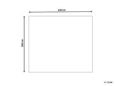 Colcha MODAR Algodão 200 x 220 cm Branco creme