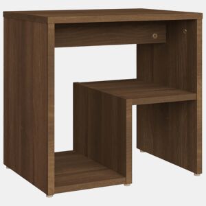 vidaXL Mesa cabeceira 40x30x40 cm madeira proc. carvalho castanho