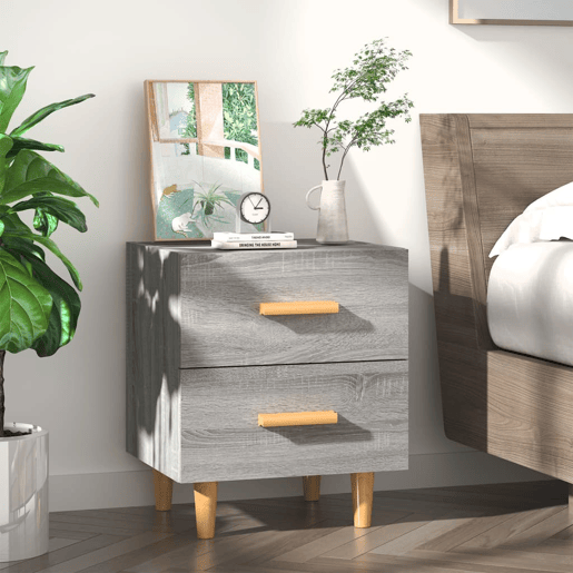 vidaXL Mesa de cabeceira 40x35x47,5 cm sonoma cinzento vidaXL Mesa de cabeceira 40x35x47,5 cm sonoma cinzento