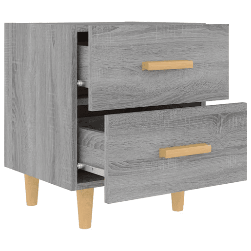 vidaXL Mesa de cabeceira 40x35x47,5 cm sonoma cinzento vidaXL Mesa de cabeceira 40x35x47,5 cm sonoma cinzento