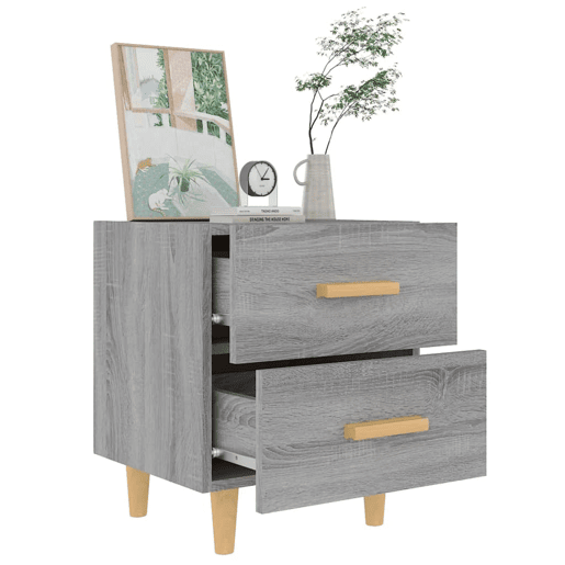 vidaXL Mesa de cabeceira 40x35x47,5 cm sonoma cinzento vidaXL Mesa de cabeceira 40x35x47,5 cm sonoma cinzento