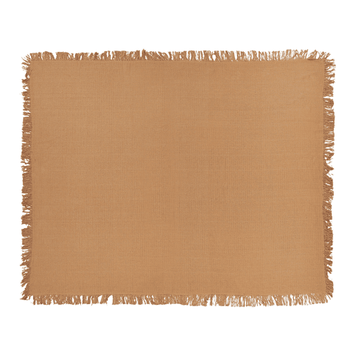 Colcha YERBENT Algodão 150 x 200 cm Castanho dourado
