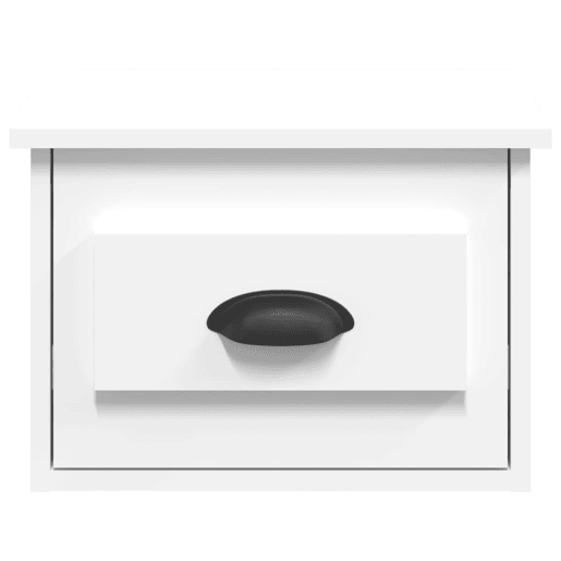 vidaXL Mesa de cabeceira de parede 41,5x36x28 cm branco vidaXL Mesa de cabeceira de parede 41,5x36x28 cm branco