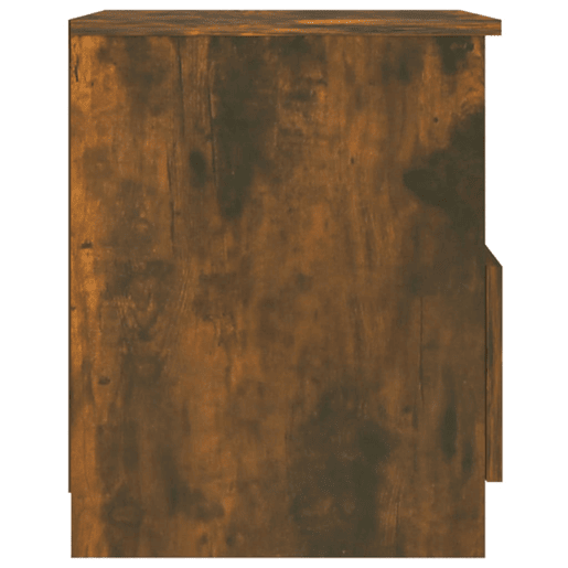vidaXL Mesa cabeceira 2pcs 40x40x50cm derivado madeira carvalho fumado
