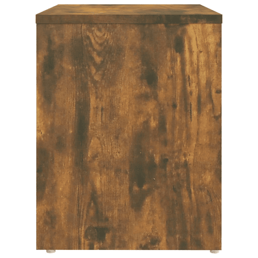 vidaXL Mesas cabeceira 2 pcs 40x30x40 cm madeira proc. carvalho fumado
