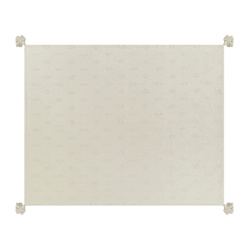 Colcha KAZY Algodão 150 x 200 cm Creme Colcha KAZY Algodão 150 x 200 cm Creme