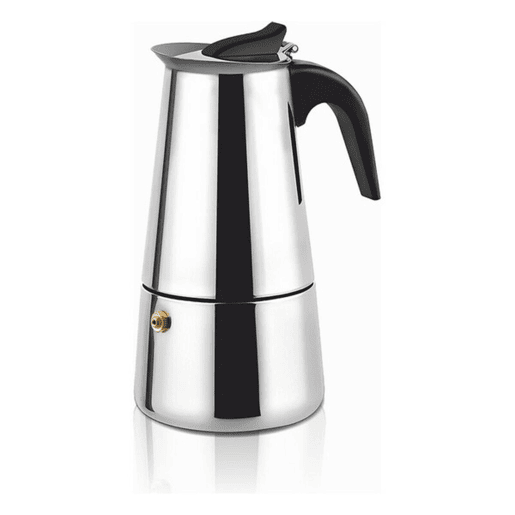 Cafeteira Italiana Haeger Moka Aço inoxidável 1810 - 6 Chávenas