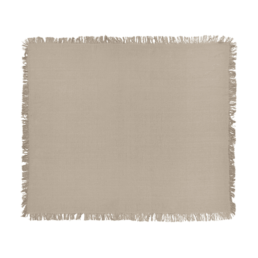 Colcha YERBENT Algodão 220 x 240 cm Taupe