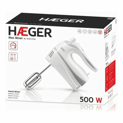 Batedora-Amassadora Haeger BL-5HW.011A 500 W