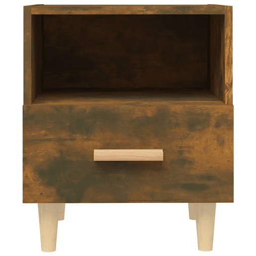 vidaXL Mesas de cabeceira 2 pcs 40x35x47 cm cor carvalho fumado