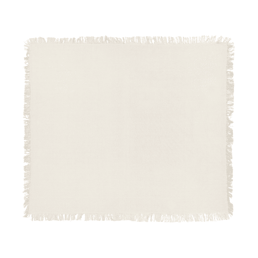Colcha YERBENT Algodão 200 x 220 cm Branco creme