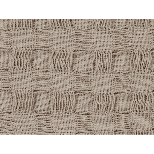 Colcha BERE Algodão 200 x 220 cm Taupe Colcha BERE Algodão 200 x 220 cm Taupe