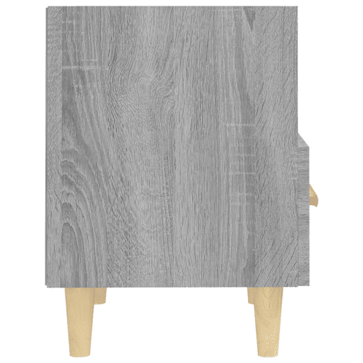 vidaXL Mesas de cabeceira 2 pcs 40x35x47 cm sonoma cinzento