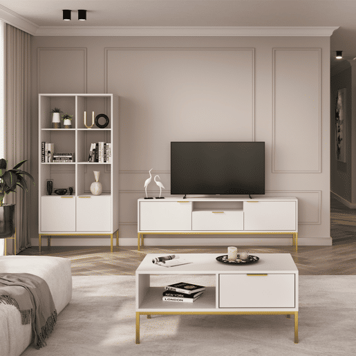 Estante 2 portas Seattle Branco