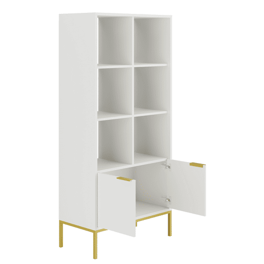 Estante 2 portas Seattle Branco