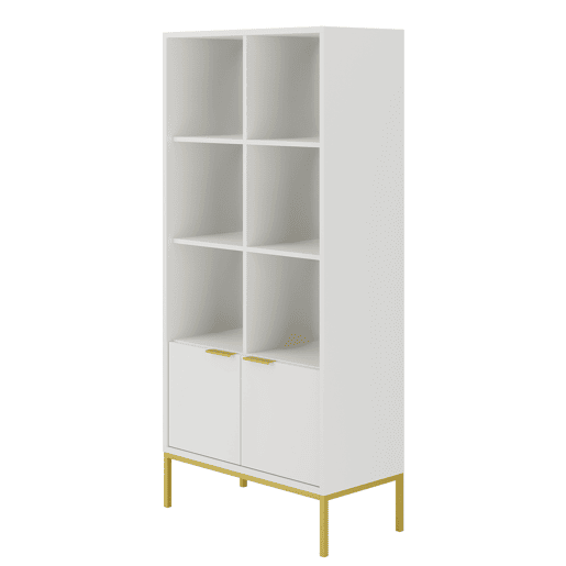Estante 2 portas Seattle Branco