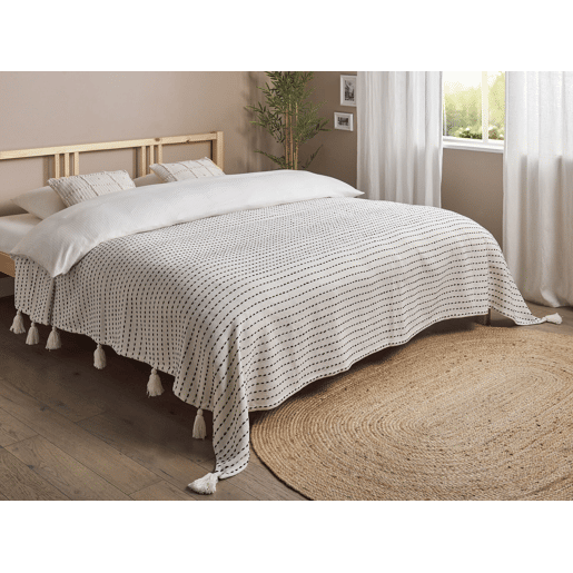 Colcha MODAR Algodão 220 x 240 cm Branco creme
