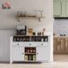 Aparador de Cocina MDF HOMCOM, hogar - cocina Aparador de Cocina MDF HOMCOM, hogar - cocina Blanco
