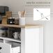 Aparador de Cocina MDF HOMCOM, hogar - cocina Aparador de Cocina MDF HOMCOM, hogar - cocina Blanco