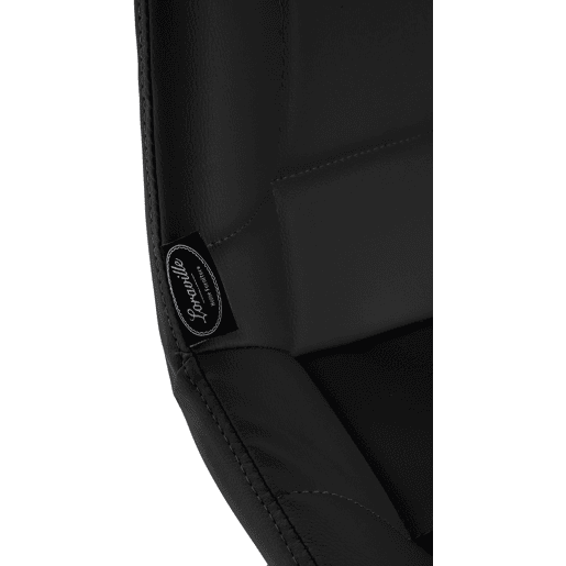 Taburete de bar Weston Simil cuero Negro 56X49X104 cm
