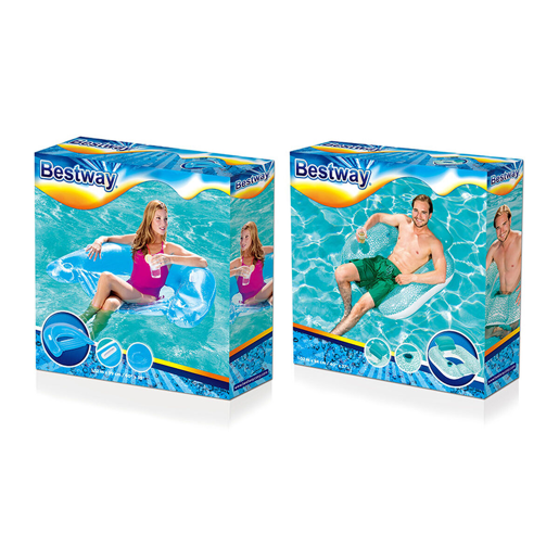 Cadeirão de piscina insuflável Bestway 152 x 99 cm