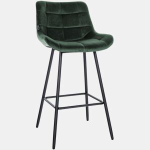 Taburete de bar Weston Terciopelo Verde oscuro 56X49X104 cm