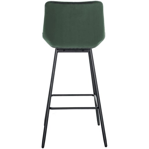 Taburete de bar Weston Terciopelo Verde oscuro 56X49X104 cm